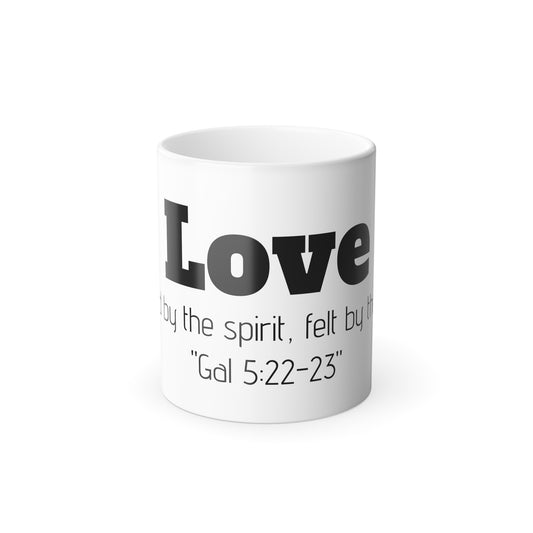Color Morphing Mug, 11oz. "Sips of Spirit: Daily Doses of Inspiration"