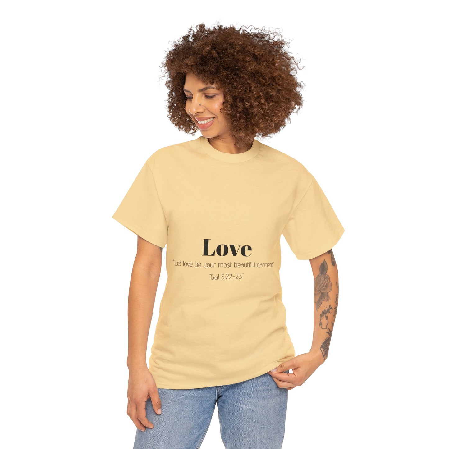 Unisex Heavy Cotton Tee: Spiritual Sparks: Messages for the Heart and Everyday Life